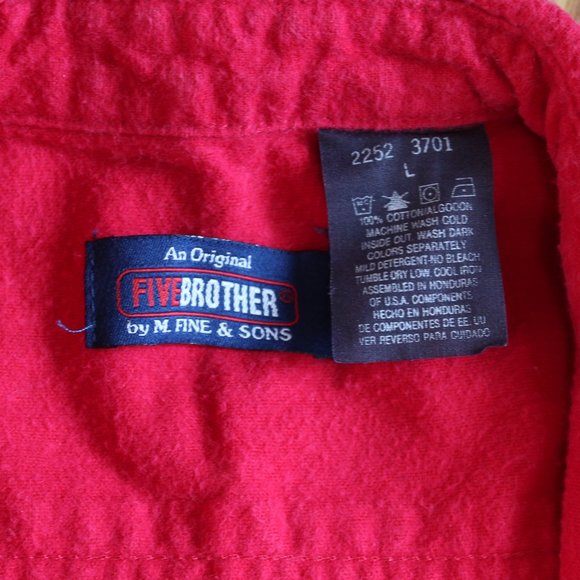 Men's Five Brother Flannel - Picture 2 of 3